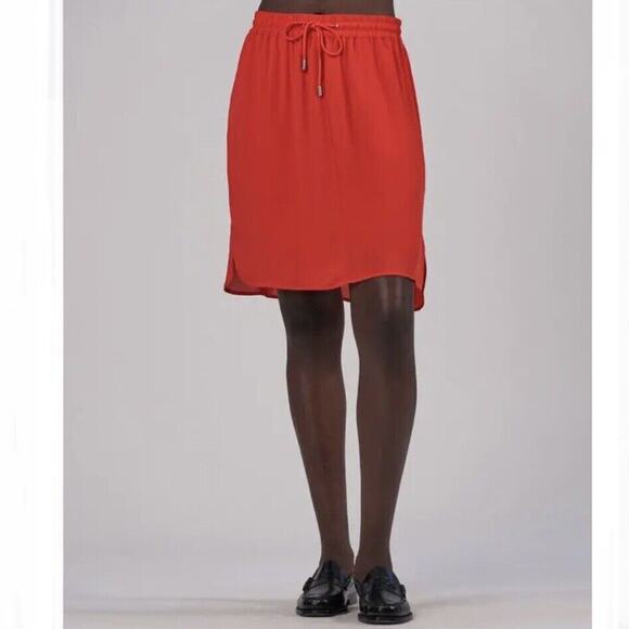 ATM Anthony Thomas Melillo Dresses & Skirts - ATM Anthony Thomas Melillo NWOT Women's Crepe Georgette Fluid Red Skirt M